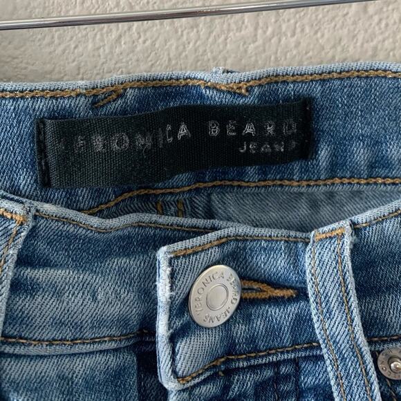 Veronica Beard Ryleigh‎ Slim Straight High Rise Jeans - Picture 6 of 8